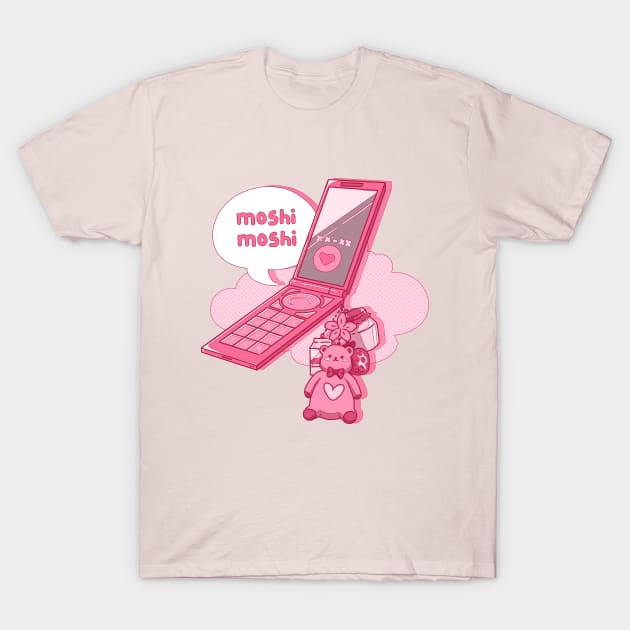 The kawaii japanese flip phone T-Shirt by AnGo